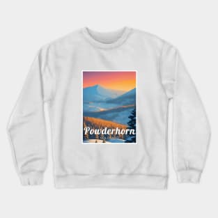 Powderhorn ski - Colorado Crewneck Sweatshirt